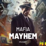 Nikmati keseruan dalam permainan slot online Mafia Mayhem dari PG Soft yang menggunakan tema mafia ini hadir dengan bonus besar, fitur wild, dan peluang menang fantastis dan grafis bergaya noir, musik penuh ketegangan, dan simbol khas dunia bawah tanah.
